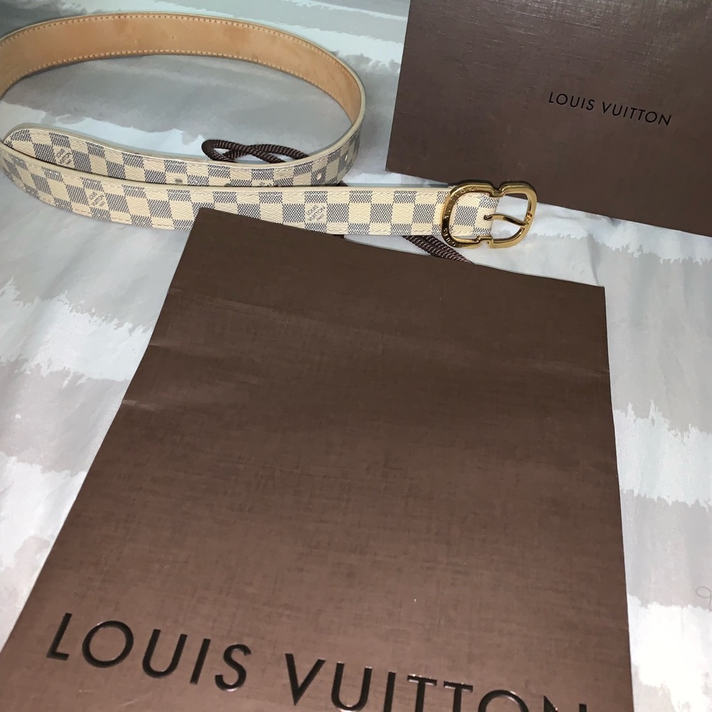 Louis Vuitton Belt 25 mm size 75cm small - Picture 1 of 5